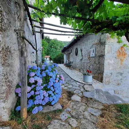 Tatil Evi Stone House In Dobrec With Sea View & Pool