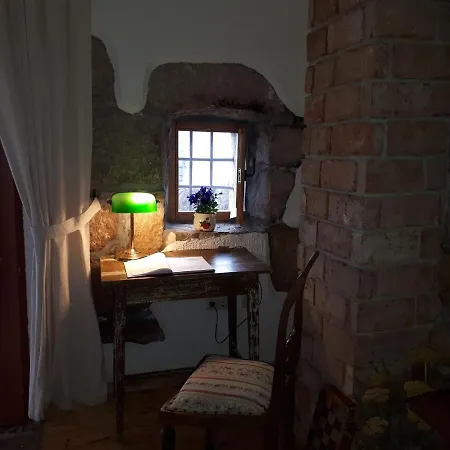 Stone House In Dobrec With Sea View & Pool