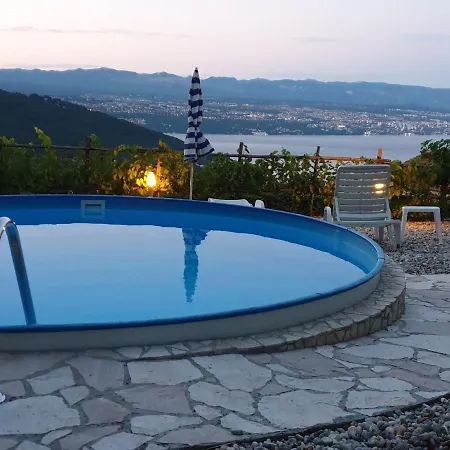 Stone House In Dobrec With Sea View & Pool *