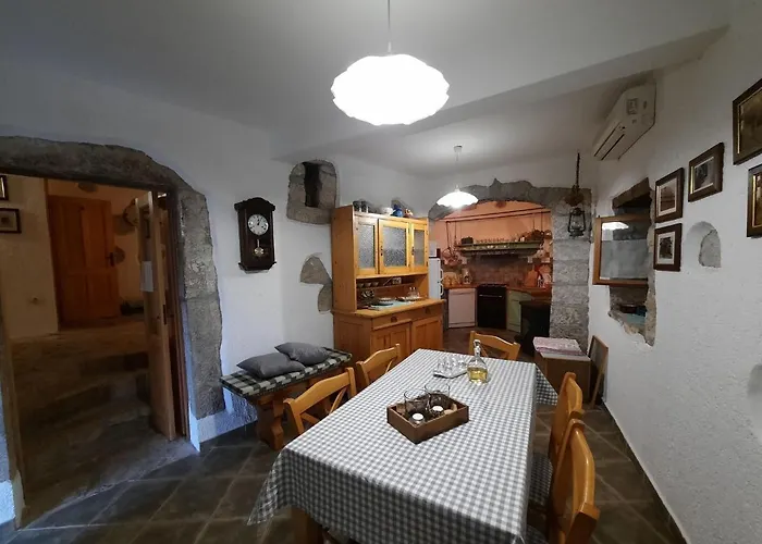 Stone House In Dobrec With Sea View & Pool *
