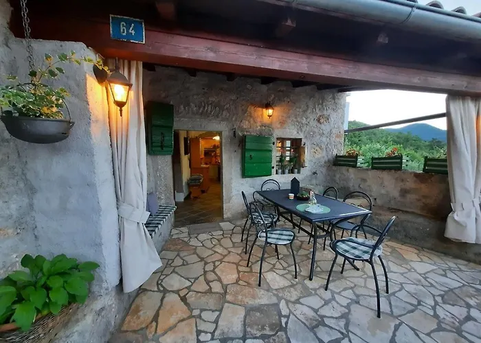 Stone House In Dobrec With Sea View & Pool *