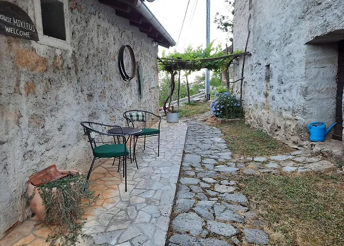 Stone House In Dobrec With Sea View & Pool *